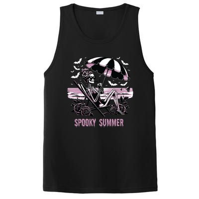 Spooky Summer Skeleton Halloween Summer Vibes Spooky Season PosiCharge Competitor Tank