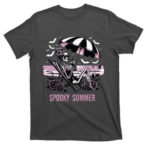 Spooky Summer Skeleton Halloween Summer Vibes Spooky Season T-Shirt