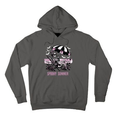 Spooky Summer Skeleton Halloween Summer Vibes Spooky Season Tall Hoodie