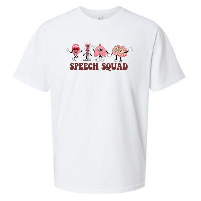 Speech Squad Speech Language Pathologist Speech Therapy SLP Sueded Cloud Jersey T-Shirt