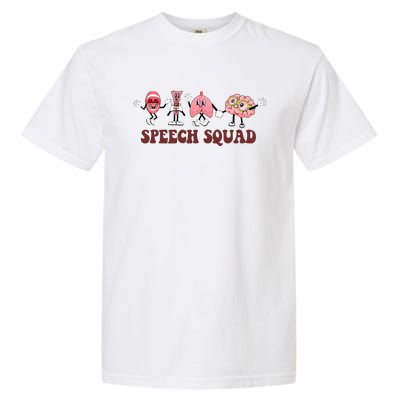 Speech Squad Speech Language Pathologist Speech Therapy SLP Garment-Dyed Heavyweight T-Shirt