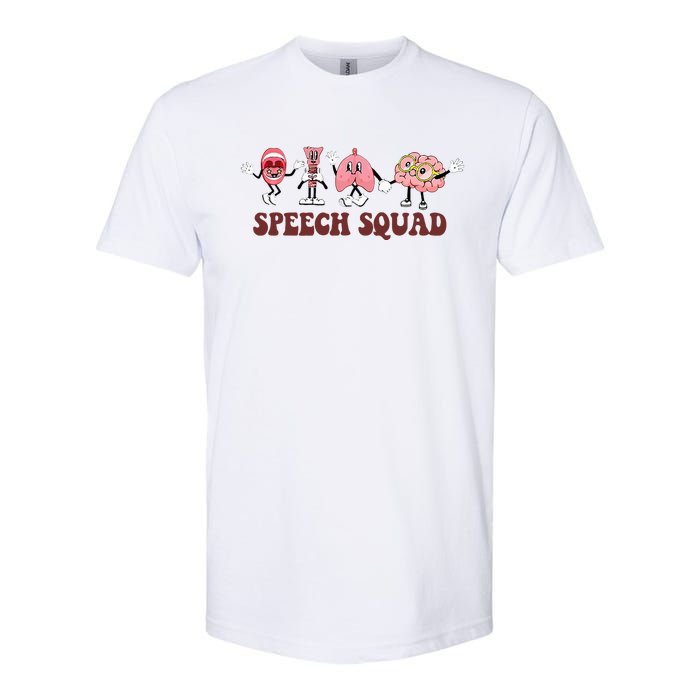 Speech Squad Speech Language Pathologist Speech Therapy SLP Softstyle CVC T-Shirt