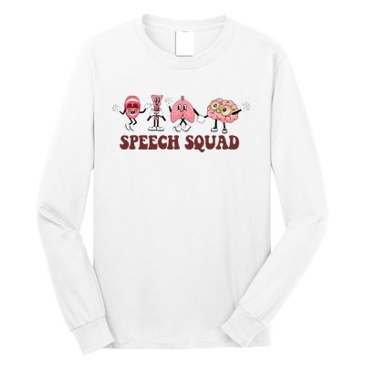 Speech Squad Speech Language Pathologist Speech Therapy SLP Long Sleeve Shirt