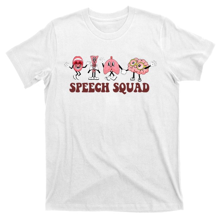 Speech Squad Speech Language Pathologist Speech Therapy SLP T-Shirt