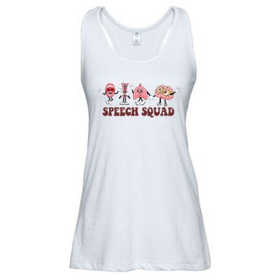 Speech Squad Speech Language Pathologist Speech Therapy SLP Ladies Essential Flowy Tank