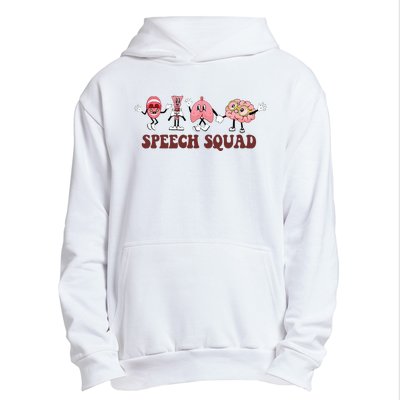 Speech Squad Speech Language Pathologist Speech Therapy SLP Urban Pullover Hoodie