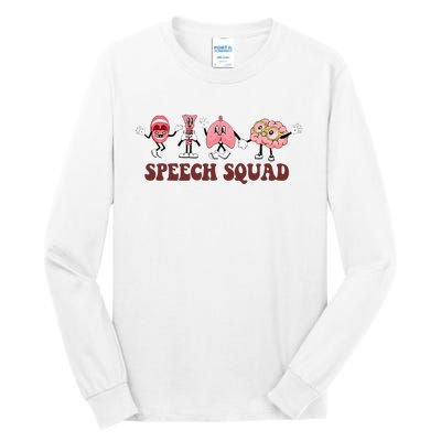 Speech Squad Speech Language Pathologist Speech Therapy SLP Tall Long Sleeve T-Shirt