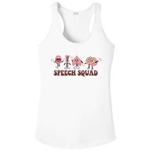 Speech Squad Speech Language Pathologist Speech Therapy SLP Ladies PosiCharge Competitor Racerback Tank