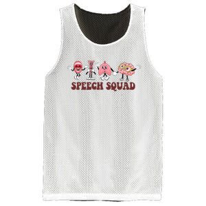 Speech Squad Speech Language Pathologist Speech Therapy SLP Mesh Reversible Basketball Jersey Tank