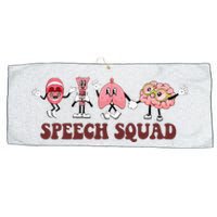 Speech Squad Speech Language Pathologist Speech Therapy SLP Large Microfiber Waffle Golf Towel