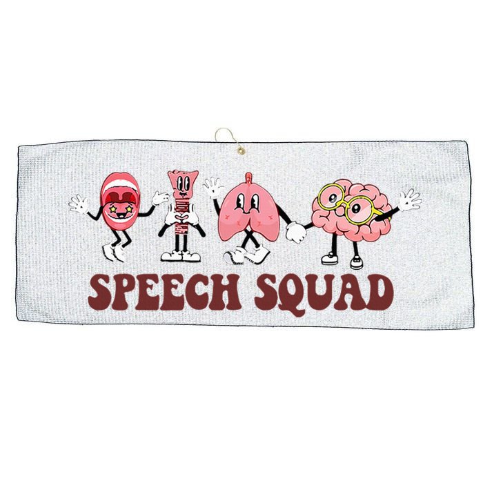 Speech Squad Speech Language Pathologist Speech Therapy SLP Large Microfiber Waffle Golf Towel