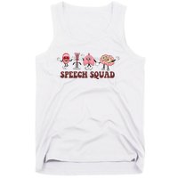 Speech Squad Speech Language Pathologist Speech Therapy SLP Tank Top