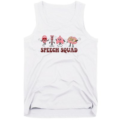 Speech Squad Speech Language Pathologist Speech Therapy SLP Tank Top