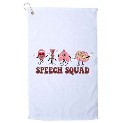 Speech Squad Speech Language Pathologist Speech Therapy SLP Platinum Collection Golf Towel