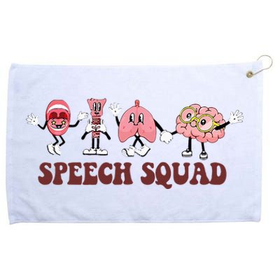 Speech Squad Speech Language Pathologist Speech Therapy SLP Grommeted Golf Towel