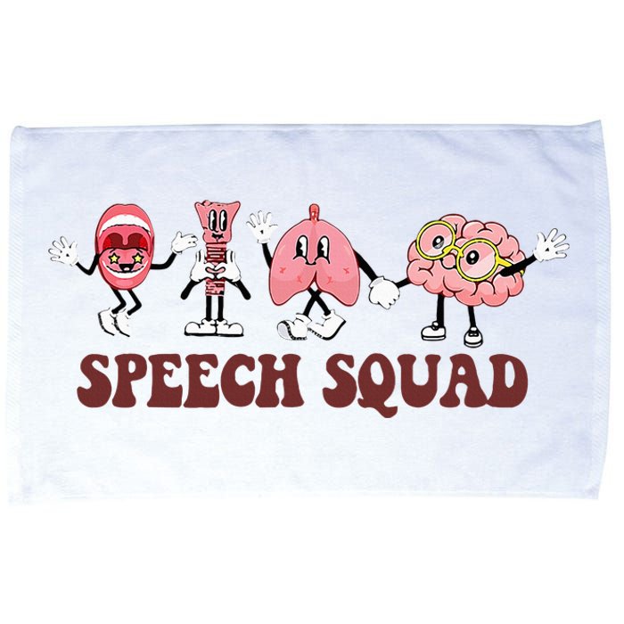 Speech Squad Speech Language Pathologist Speech Therapy SLP Microfiber Hand Towel