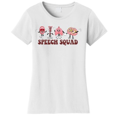 Speech Squad Speech Language Pathologist Speech Therapy SLP Women's T-Shirt