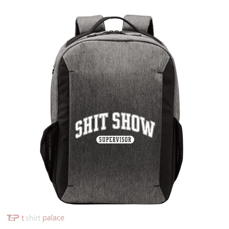 Shit Show Supervisor Vector Backpack