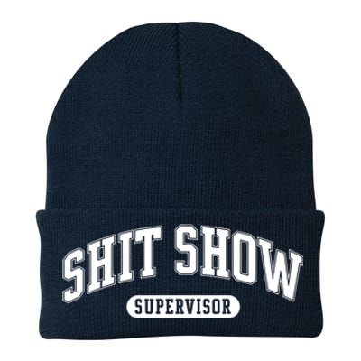 Shit Show Supervisor Knit Cap Winter Beanie