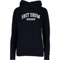 Shit Show Supervisor Womens Funnel Neck Pullover Hood