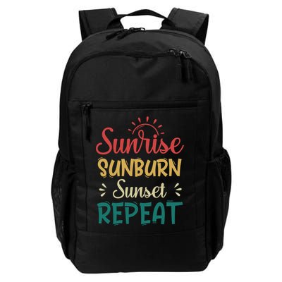 Sunrise Sunburn Sunset Repeat Gift Backpack