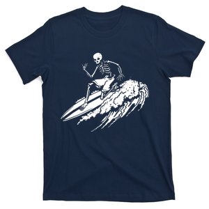 Skeleton Surf Surfing T-Shirt