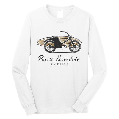 Surfer Surf Spots Puerto Escondido Mexico Long Sleeve Shirt