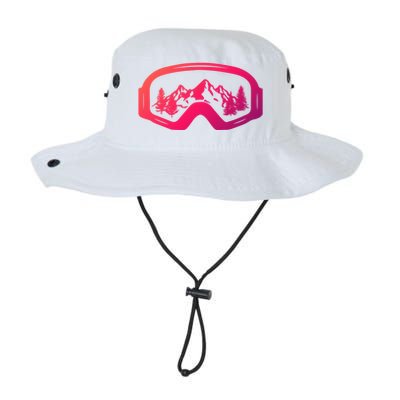 Ski Snowboard Skiing Goggles For Skiing Love Skiing Gift Legacy Cool Fit Booney Bucket Hat