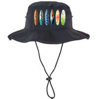 Summer Sports Surfboard Surfer Gift Surfing Legacy Cool Fit Booney Bucket Hat