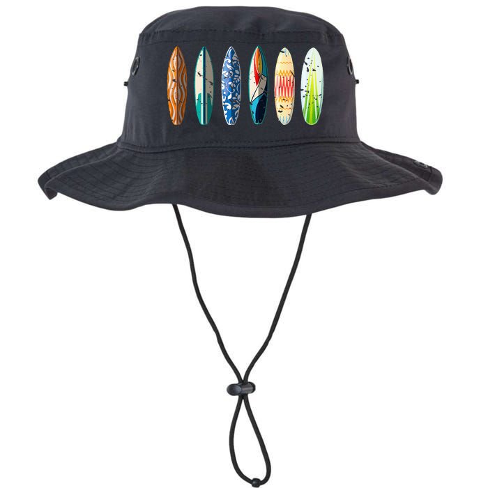 Summer Sports Surfboard Surfer Gift Surfing Legacy Cool Fit Booney Bucket Hat