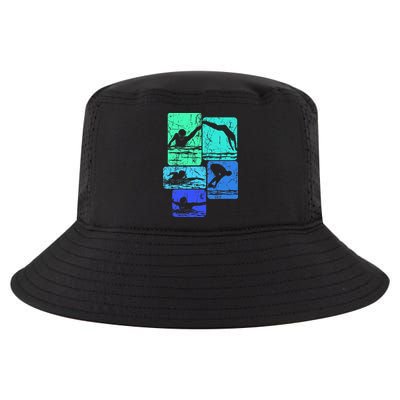 Swimming Swimmers Cool Comfort Performance Bucket Hat