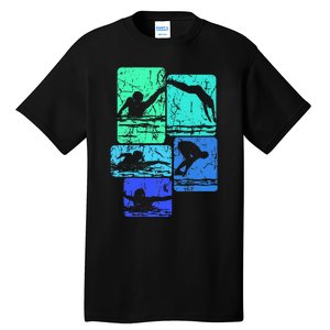 Swimming Swimmers Tall T-Shirt