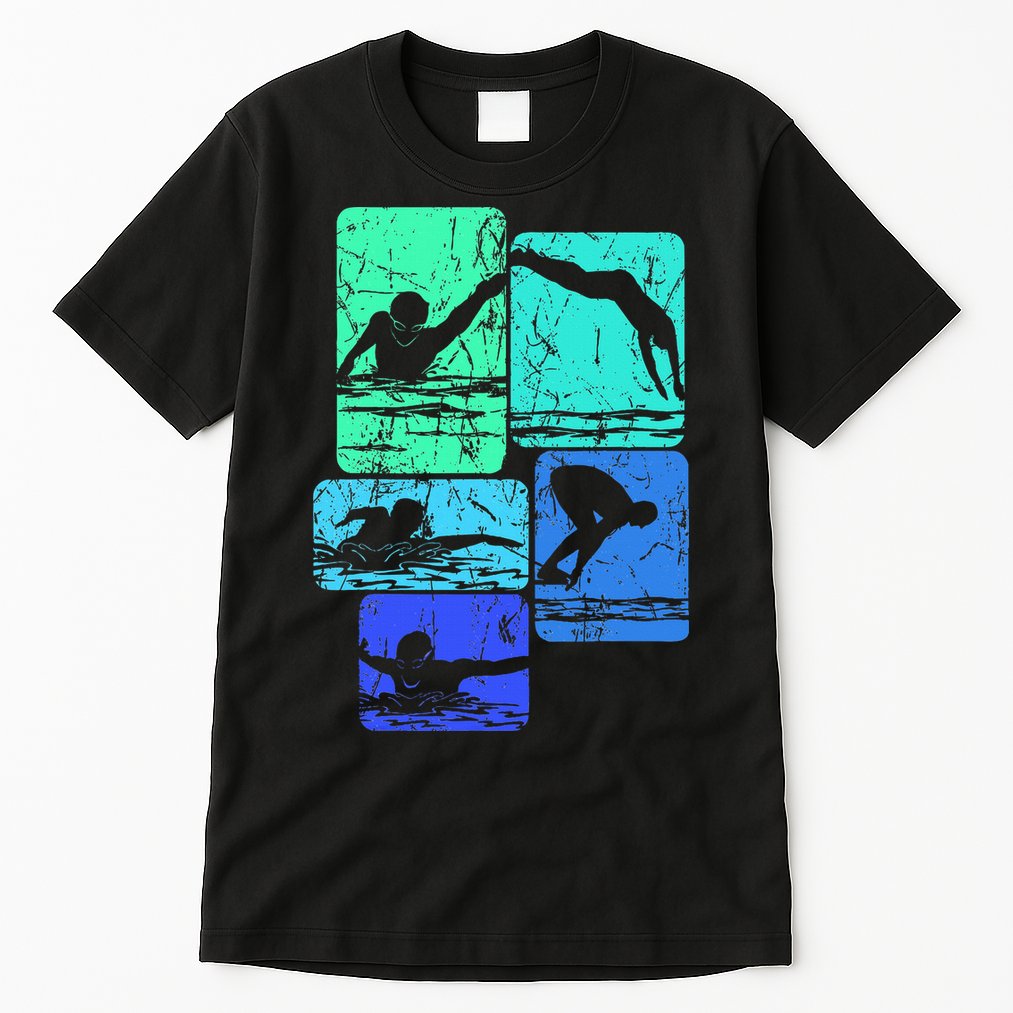 Swimming Swimmers Tall T-Shirt