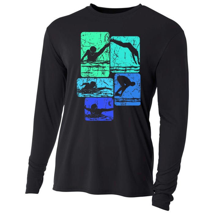 Swimming Swimmers Cooling Performance Long Sleeve Crew