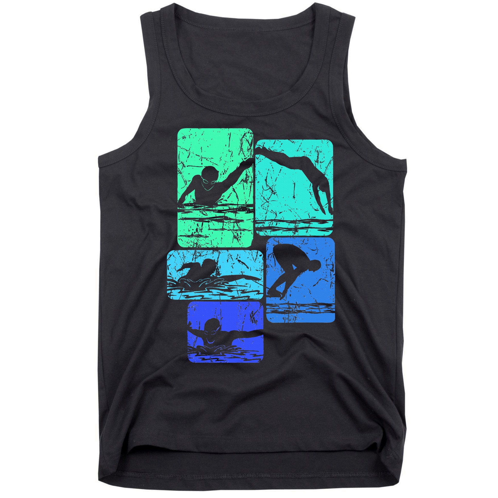 Swimming Swimmers Tank Top