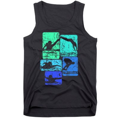 Swimming Swimmers Tank Top