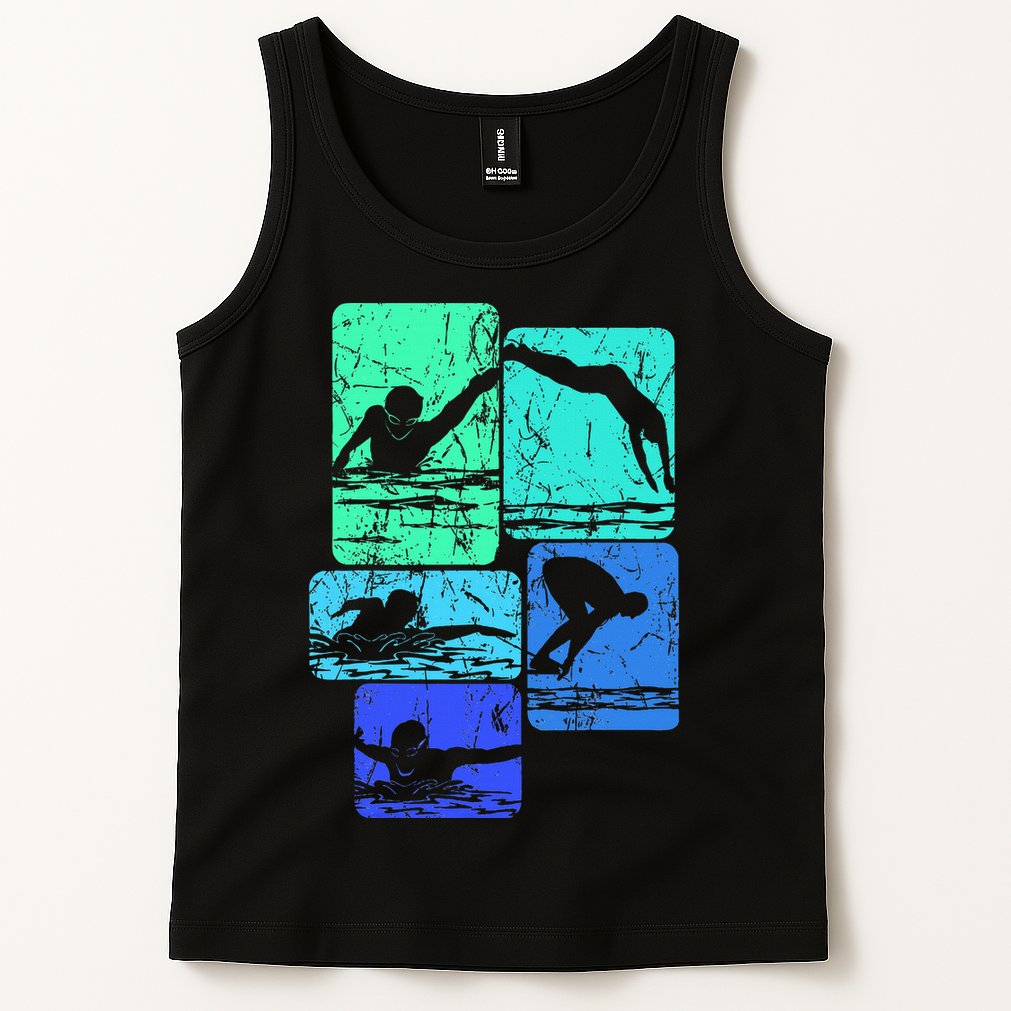 Swimming Swimmers Tank Top
