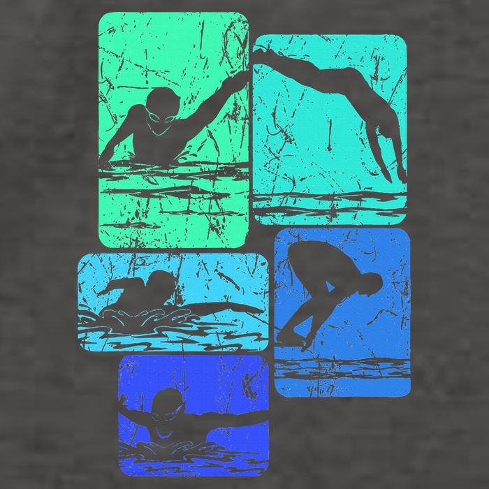 Swimming Swimmers Vector Backpack