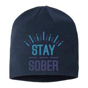 Stay Sober Sustainable Beanie