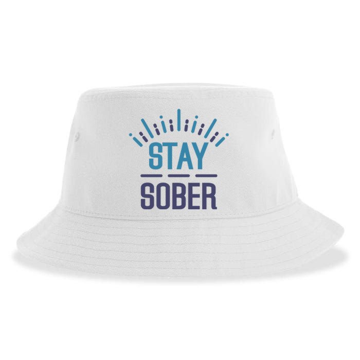 Stay Sober Sustainable Bucket Hat