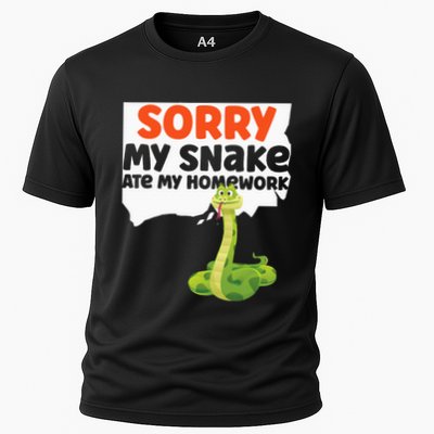 Snake Serpent Sorry My Snake Ate My Homework Performance Shirt