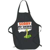 Snake Serpent Sorry My Snake Ate My Homework Apron