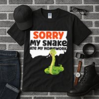Snake Serpent Sorry My Snake Ate My Homework Tall T-Shirt