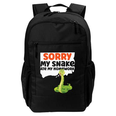 Snake Serpent Sorry My Snake Ate My Homework Backpack