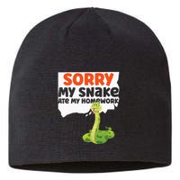 Snake Serpent Sorry My Snake Ate My Homework Sustainable Beanie