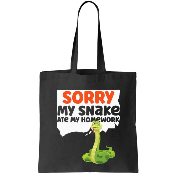 Snake Serpent Sorry My Snake Ate My Homework Bag