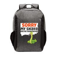Snake Serpent Sorry My Snake Ate My Homework Vector Backpack