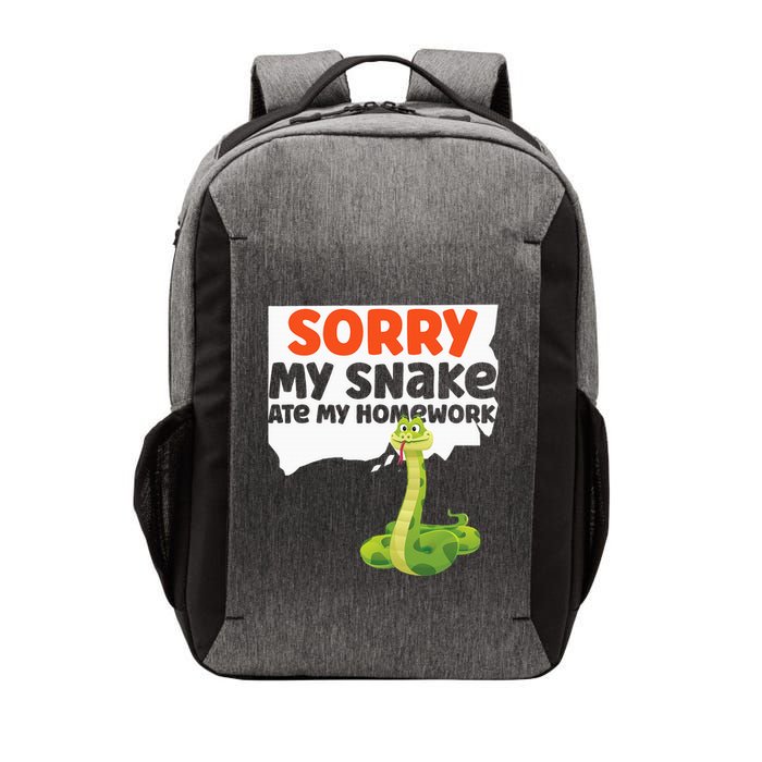 Snake Serpent Sorry My Snake Ate My Homework Vector Backpack