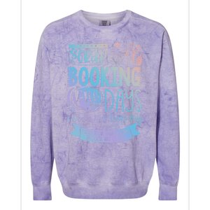 Scrapbooking Scrapbooker Scrapbooking Fills My Days Funny Cute Gift Colorblast Crewneck Sweatshirt