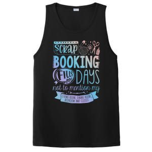 Scrapbooking Scrapbooker Scrapbooking Fills My Days Funny Cute Gift PosiCharge Competitor Tank